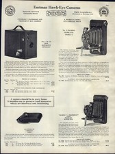 1930 PAPER AD Eastman Kodak Camera Hawk-Eye Vest Pocket Box Model