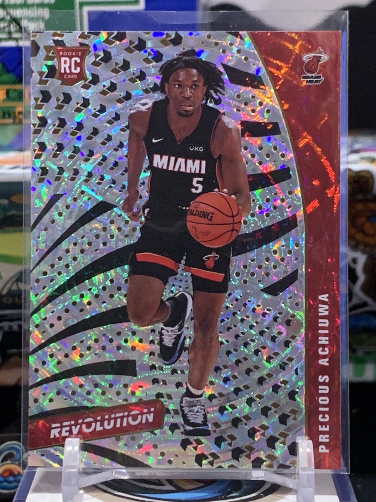 2020-21 REVOLUTION FRACTAL ROOKIE PRECIOUS ACHIUWA HEAT NK3S