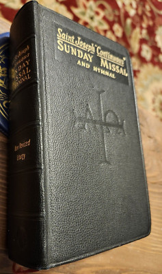 St. Joseph Continuous Sunday Missal & Hymnal, HB, 1966, Nice!