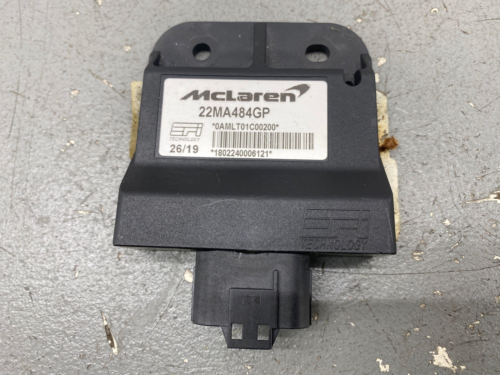 2020-2023 MCLAREN GT FUEL PUMP CONTROL MODULE 22MA484GP OEM 2021 2022