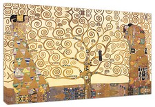 Quadro moderno Albero della Vita Klimt Arredamento Arte Arredo Casa Stampa tela