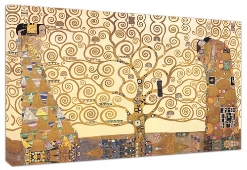 Albero Della Vita Klimt Stampa ShopArt - Quadro Effetto Pennellate A