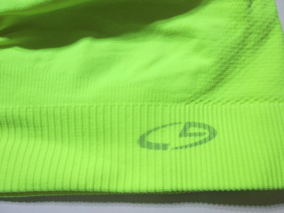 Champion Sport Bra Size M Chartreuse Yellow Wireless Lined Racerback Pullover - Изображение 3 из 4