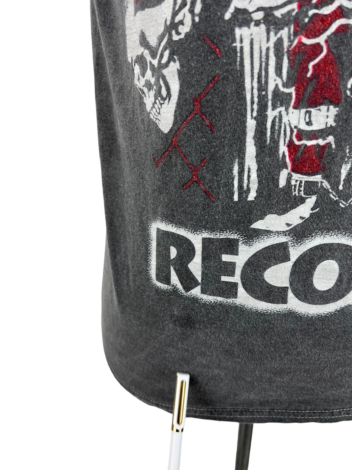 FILA T shirt grafica Death Row Records The Untouchable Glitter Washed taglia M