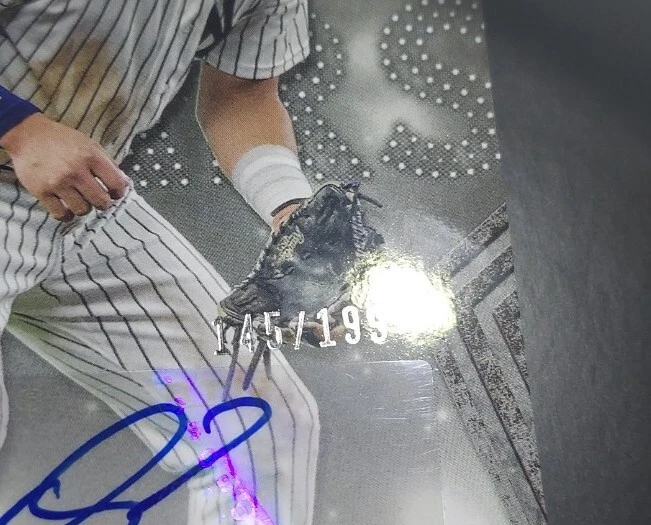 2023 Topps Series 2 OSWALD PERAZA Auto BLACK SP Rookie #BSA-OP Yankees NM-MT - Image 2 of 3