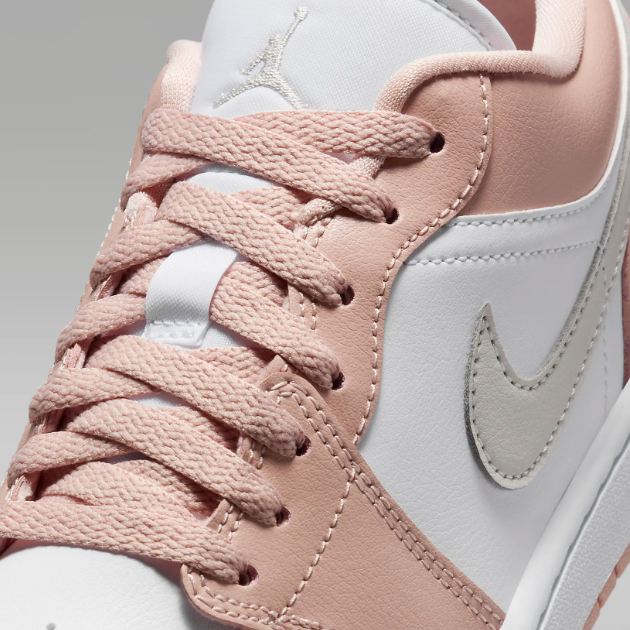 靴 Nike Air Jordan low 1 DC0774-120 Air Jordan 1 Low Particle Beige White Retro Sneaker DC0774