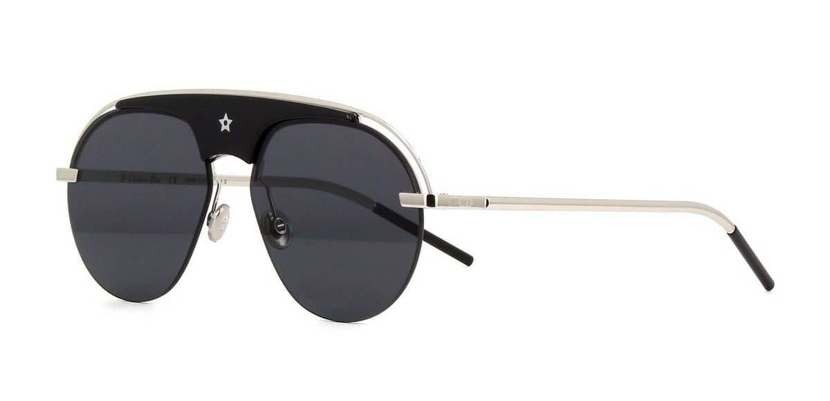 Christian Dior Evolution Sunglasses! RARE NEW Christian DIOR REVOLUTION Black Gold Aviator Metal  main image 4