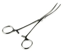 3-Pack 8" Curved Hemostat Forceps Locking Clamps Stainless Steel Surgical Tool