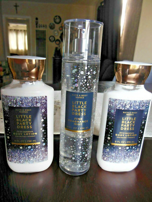 Bath & Body Works * Little Black Party Dress ** 3 pcs. **Free Shipping