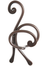 LINEA RAMO Appendiabiti da parete in ferro battuto 1 posto varie finiture