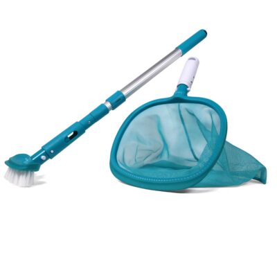 Set> Bürste, Kescher + Teleskopstange von BAYROL Easy Pool & Spa Poolzubehör