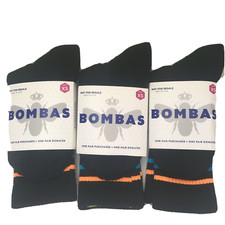 Lot of 3 Pair TODDLER YOUTH Bombas Bee Better Calf Socks Extra Small XS Black
