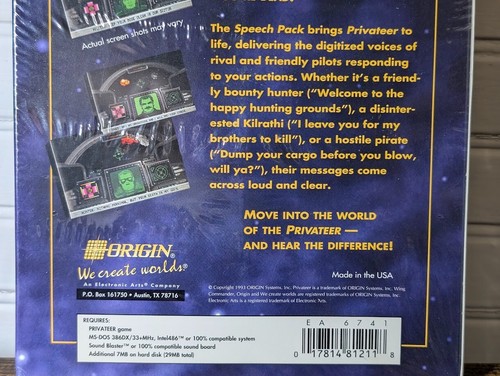 Wing Commander: Privateer - Speech Pack - PC MS-DOS - In original shrinkwrap - Picture 6 of 18