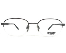 Autoflex by Flexon Eyeglasses Frames SIR DUKE 033 Gray Round Half Rim 51-19-140