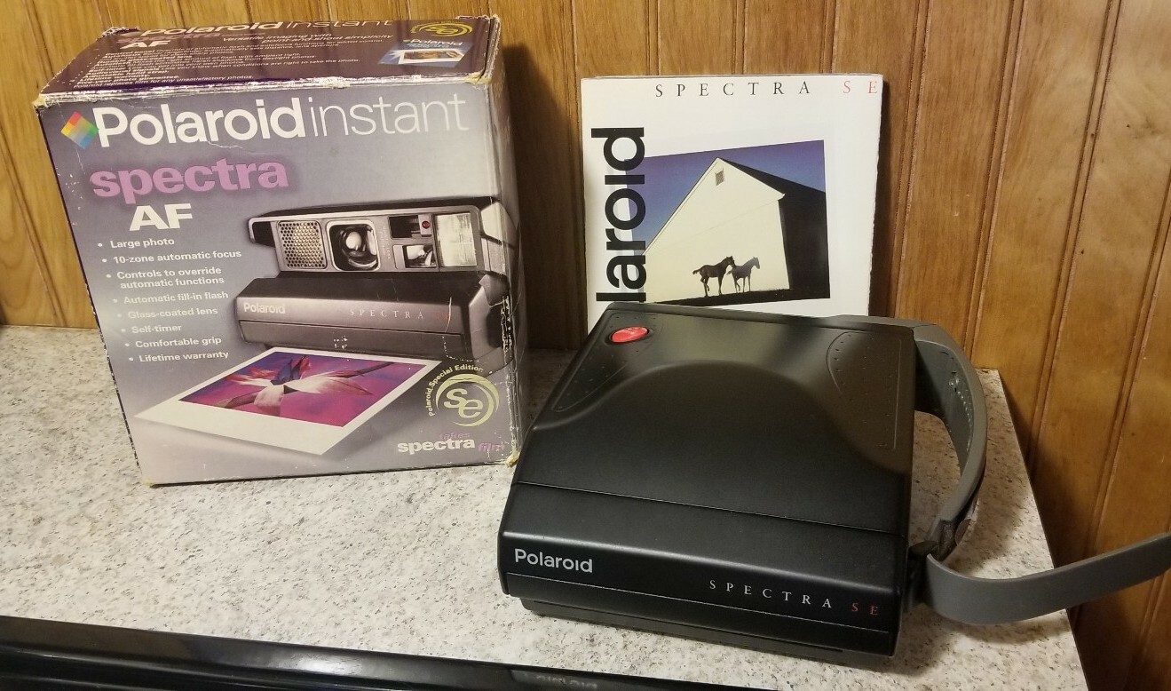 Polaroid Spectra AF Instant Camera in Excellent Working Condition-image