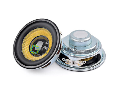 2PCS Mini Audio Portable Speaker 4Ohm 5W 52MM Waterproof Glassfiber Full Range M