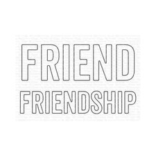 My Favorite Things Metal Dies Friend Friendship - New