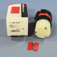 Cooper Turn Locking Connector Twist Lock L10-30 L10-30r 30a 125/250v Cwl1030c Cooper Turn Locking Connector Twist Lock L10-30 L10-30r 30a 125/250v Cwl1030c