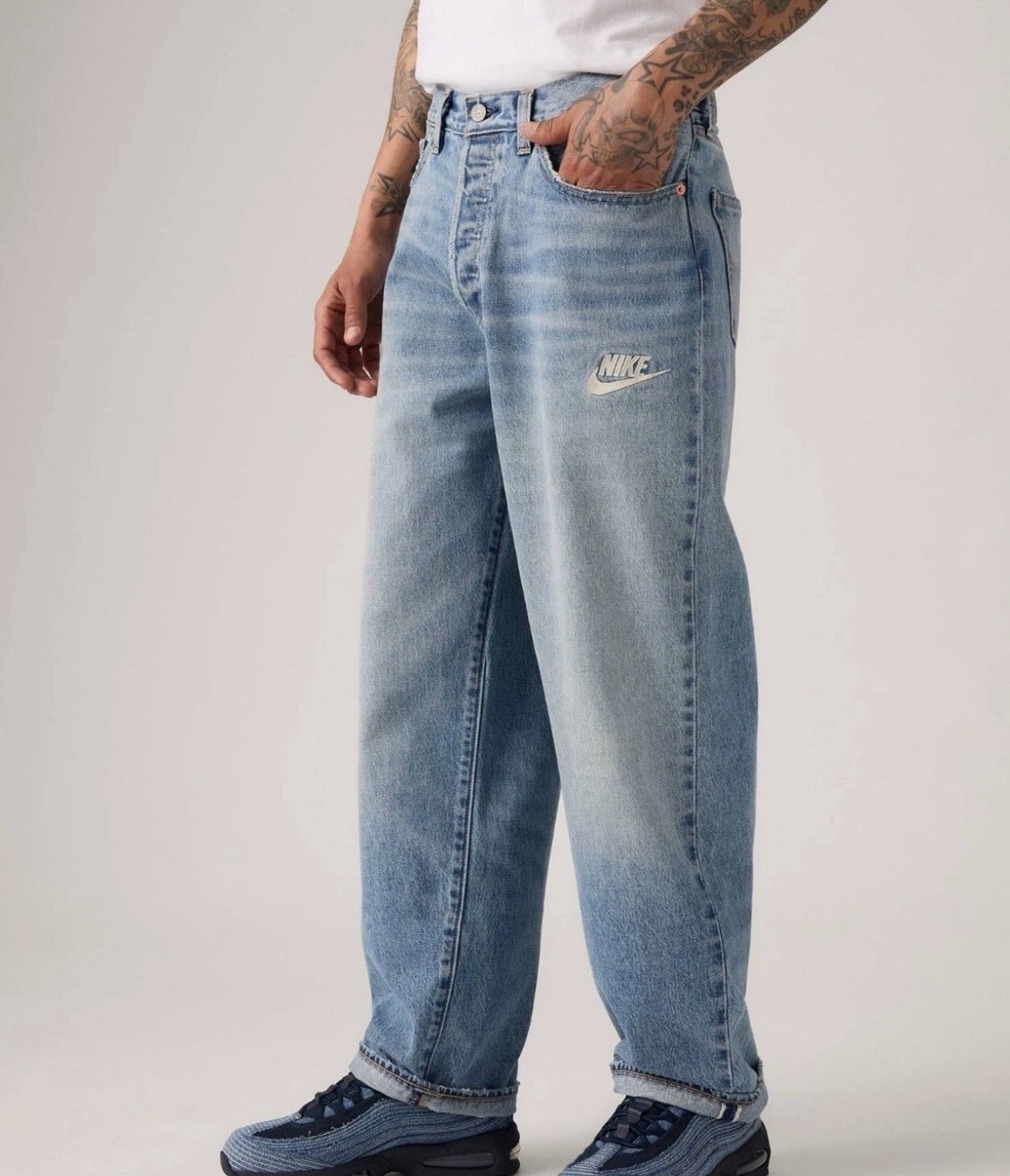 Levi's & Nike ストレートデニム 32 Nike X Levis Baggy Jeans denim | 30w x 32 - 32w x 32 NEW! | eBay