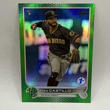 2022 Topps Series 1 1st Edition - Ivan Castillo #140 Green /150 (RC) MLB Padres