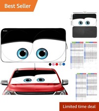 Eye-catching Windshield Sun Shade - Fun Design With Max Uv Protection For Cars