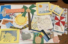 Summer Scrapbooking Embellishments sun beach stickers die cuts cards journal