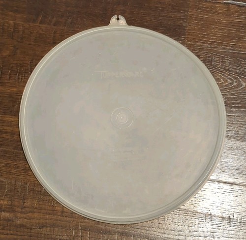 Vintage TUPPERWARE große runde Schüssel Deckel 230-3 klar Ersatz - Bild 1 von 4