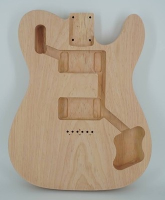 Guitar Body, T-Style Deluxe, Pine, Fits Strat  Neck, 4 lbs 10 oz, 0040