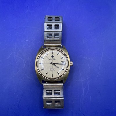 Roamer Anfibio Matic-Armbanduhr -Vintage-Automatik-Gold-Datum-Herrenuhr