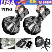 Super Bright Led Searchlight Portable Rechargeable Spotlight Handheld Flashlight