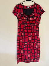 Boden Mod Gem Embellished Geometric Dress 6 R...