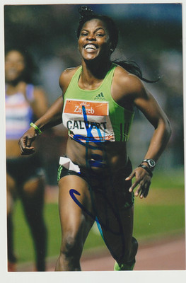 Schillonie Calveret Jam LA 4x100m vorlauf OS 2012/2Org. Sig.
