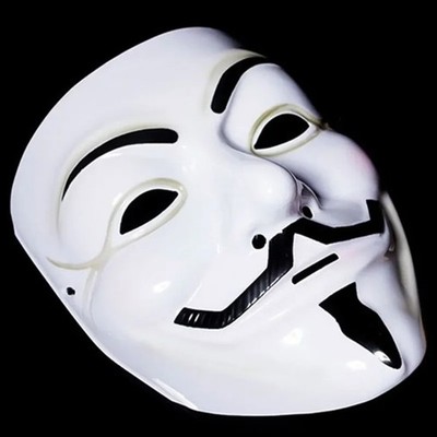 Vendetta Mask Fawkes Anonymous Halloween Cosplay Party Costume