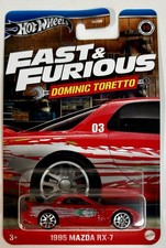 HOT WHEELS FAST & FURIOUS DOMINIC TORETTO 1995 MAZDA RX-7 WALMART EXCLUSIVE