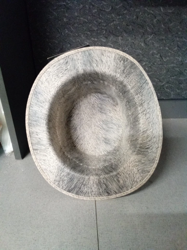 Sombrero de copa Witch Doctor marrón con huesos cara esquelética talla adulto vudú Foto 4 de 4