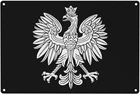 Polish Eagle Polska Vintage Metal Sign Wall Art, 12 x 8 Inch