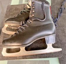 Eiskunstlaufschlittschuhe, von CMS, schwarz, Größe 37, Kufen 52-54 HRC GS/TÜV