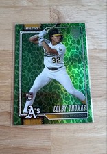 2026 Topps Series 1 - Colby Thomas #213 Green Leaf Foil (RC)