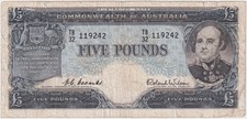 1954 Five Pound Coombs/Wilson R49 Very Good