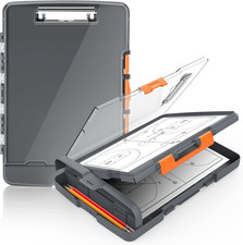 Original Clipboard with 2 Storage Pen Holder, Heavy Duty Clip Boards 8.5X11 wi