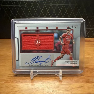 2024-25 Topps Museum - Angel Di Maria Dual Match Worn Relic Auto /25 Argentina