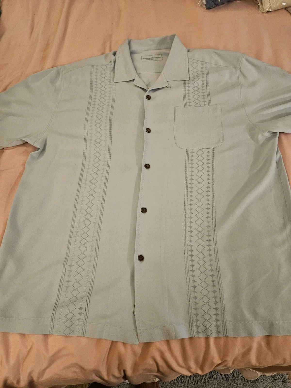 Tommy Bahama Men’s Floral 100% Silk Tropical Hawaiian Beach Vacation Preppy