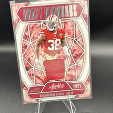 Panini Absolute 2025 Draft Diamonds Jerseys Deommodore Lenoir 49ers #DDJ-DLE