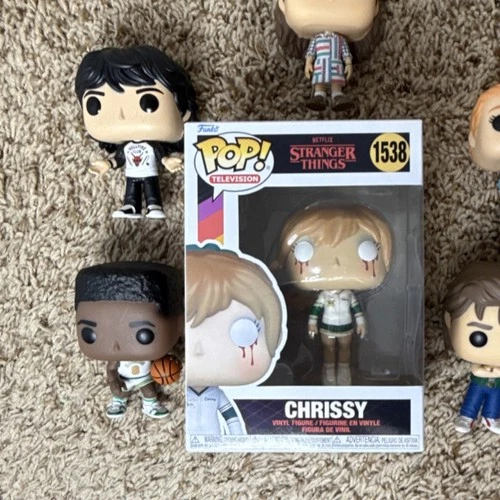 Funko Pop! Stranger Things 4 Chrissy #1538 Figure Lot Steve Eleven max mike