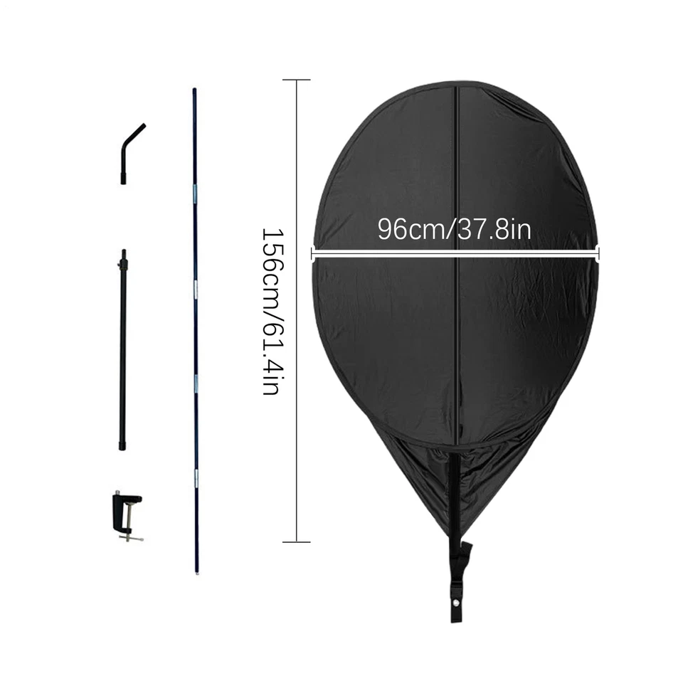 Adjustable Office Cubicle and Desk Shade – Flexible Desk Light Blocker - image 2 of 4
