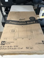 White Display Board 48x36 Inches - 1 Ply for Presentations Projects 24 Pack