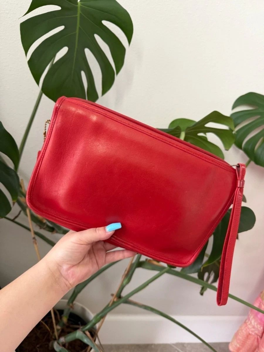 Coach Leather Red Vintage Bags, Handbags & Cases for sale | eBay