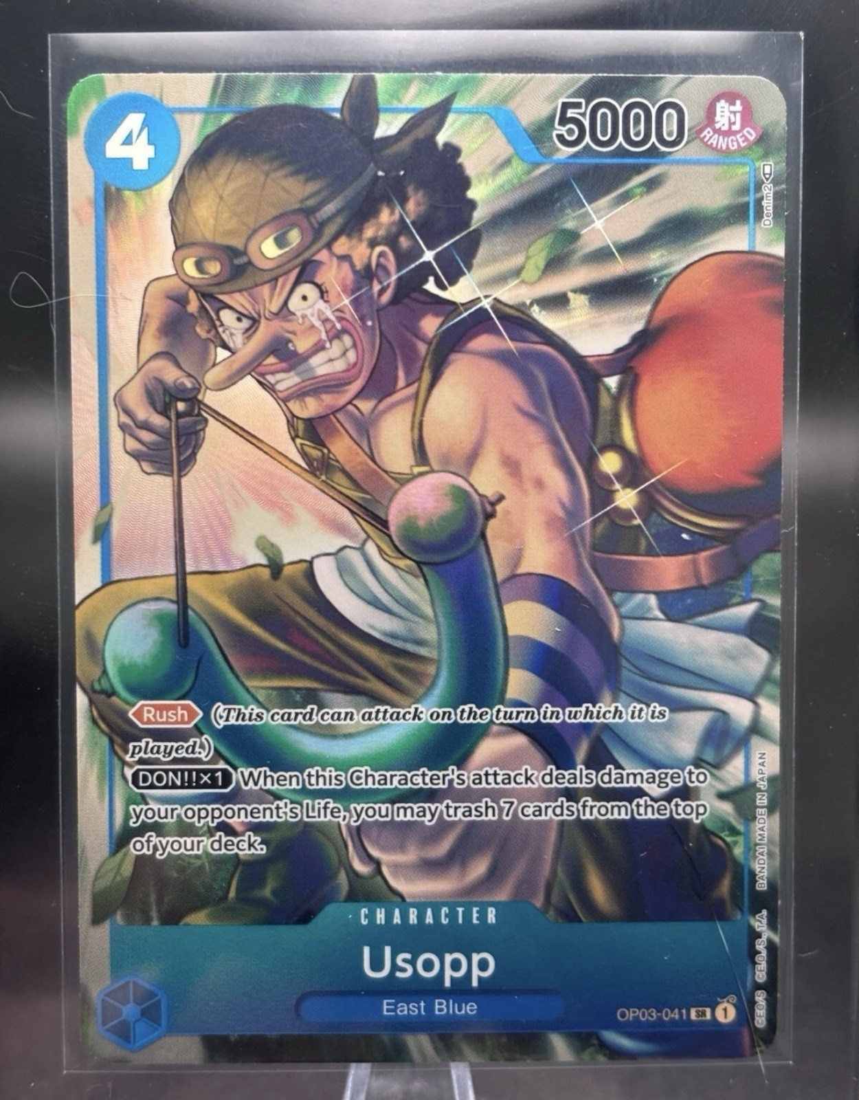 One Piece Usopp (Alternate Art) OP03-041 Pillars Of Strength, NM