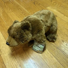 NWT Webkinz Signature Endangered Brown Bear Plush & Unused Code