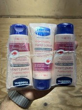 Vaseline Hydra Healthy Hands Stronger Nails Hand Lotion - 3.4 oz Each Lot of 3 